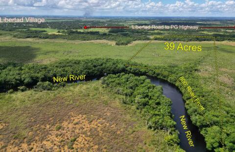 River Breeze, 39 Acres On The New River, Corozal, Belize